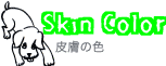 Skin color 皮膚の色